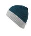 Result Winter Essentials Double Layer Knitted Hat (Teal/Grey) - UTRW5164