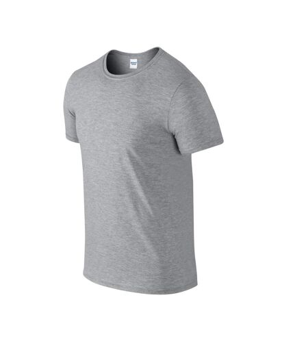 Unisex adult t-shirt sports grey Gildan