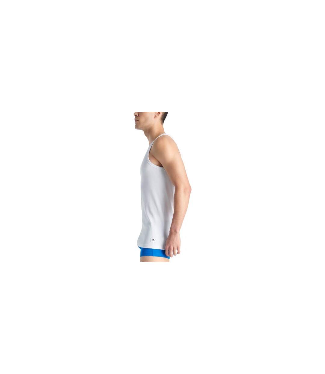 Lot De 2  Débardeurs Homme Blanc Adidas-1