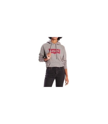 Sweat À Capuche Motif/style Aile De Chauve-souris Et Logo Oth Femme Gris Levis