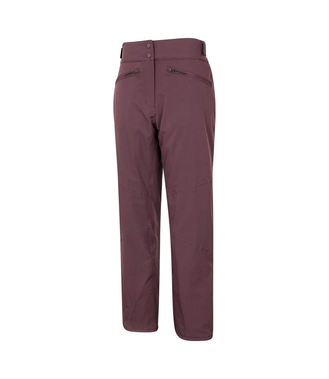 Womens/ladies Isola Ii Recco Ski Trousers Dark Purple Mountain Warehouse-3