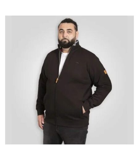Veste Polaire Motif/style Logo Brodé D555 Johnson Homme Noir Duke
