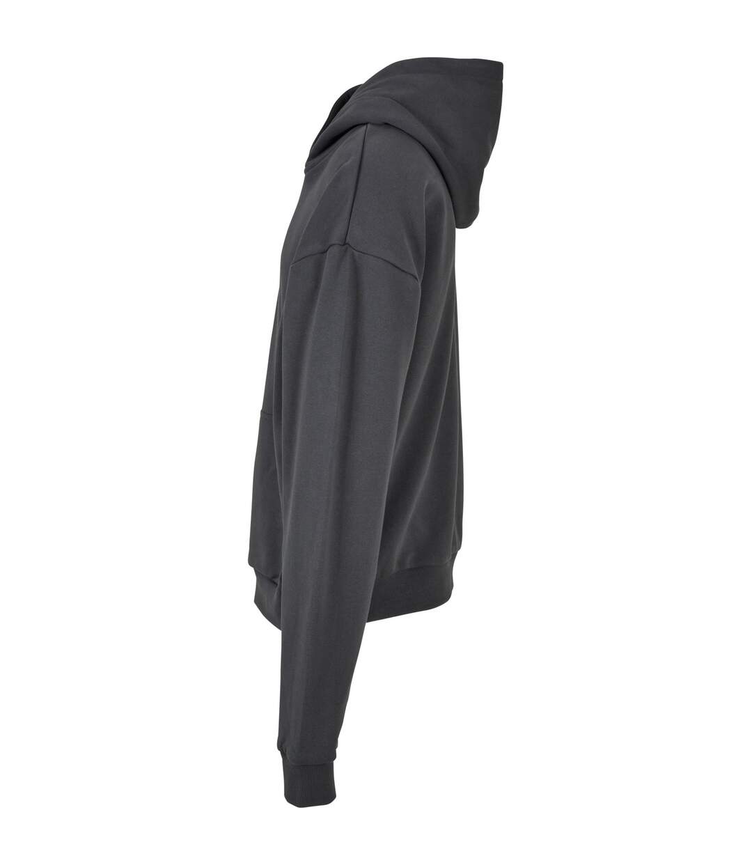 Sweat À Capuche Adulte Gris Foncé Build Your Brand-4