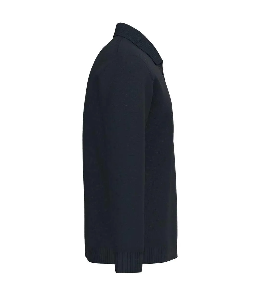 Mens Polo Neck Jumper Navy Spasso-3