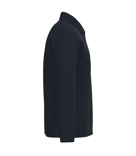 Mens Polo Neck Jumper Navy Spasso