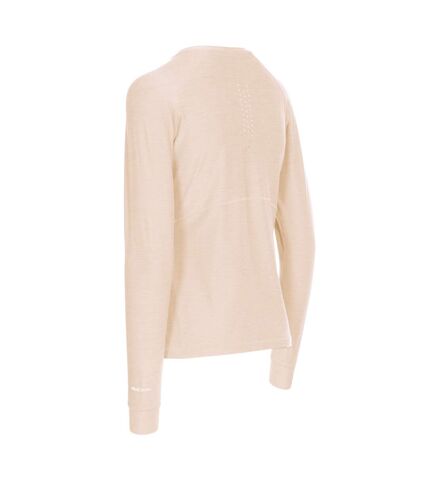 Trespass Womens/Ladies Jannett Long-Sleeved T-Shirt (Peach Blush Marl) - UTTP5143