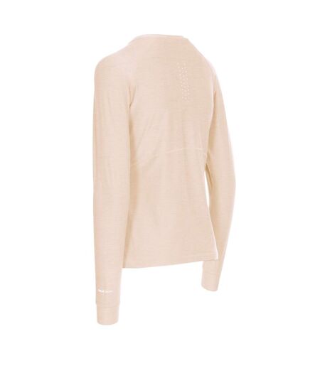 Trespass Womens/Ladies Jannett Long-Sleeved T-Shirt (Peach Blush Marl) - UTTP5143