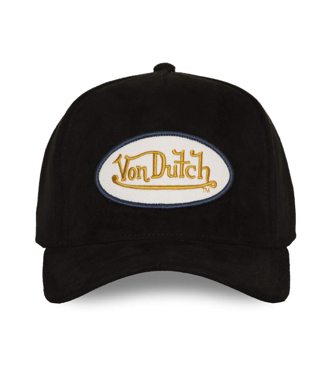 Casquette trucker en suédine avec filet et écusson fourrure Fur Vondutch-2