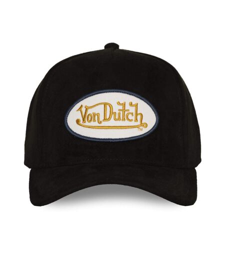 Casquette trucker en suédine avec filet et écusson fourrure Fur Vondutch