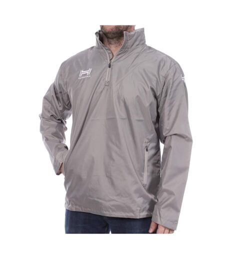 Coupe-vent 1/4 zip gris homme Hungaria Training Premium 15 - XS