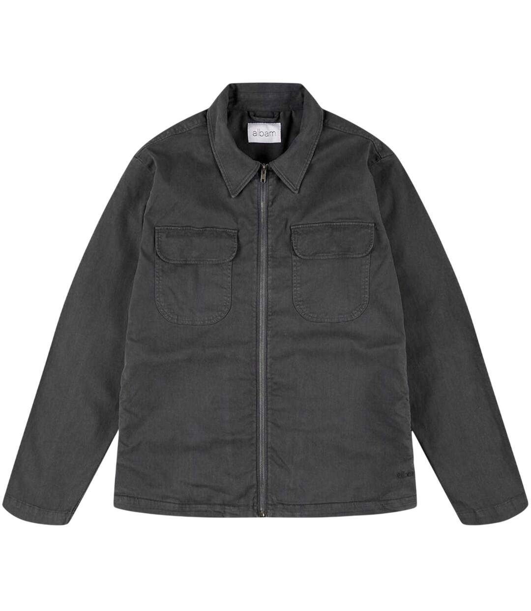 Blouson Harrington Homme Gris Albam-1