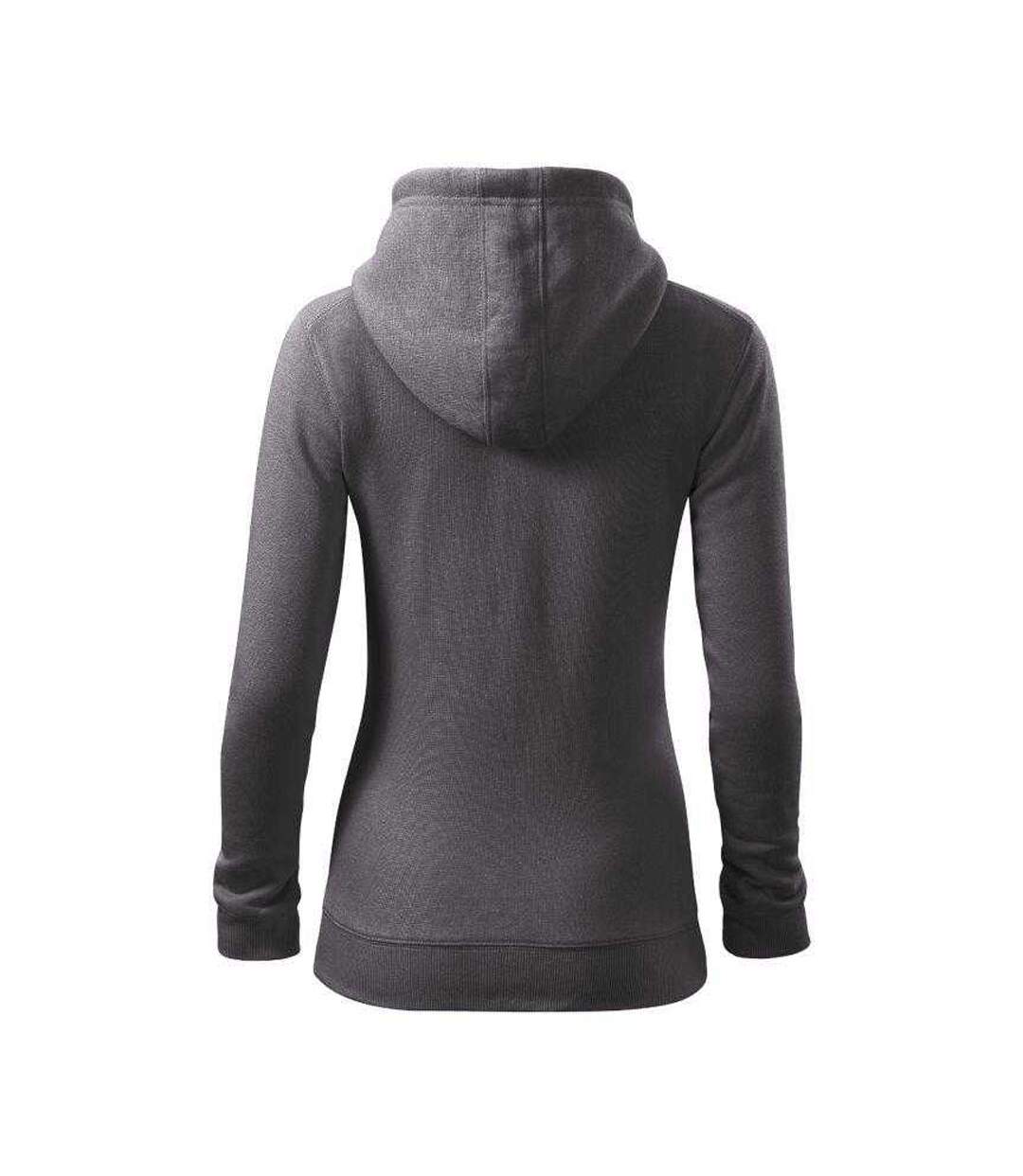 Womens/ladies Trendy Hoodie Graphite Malfini-2