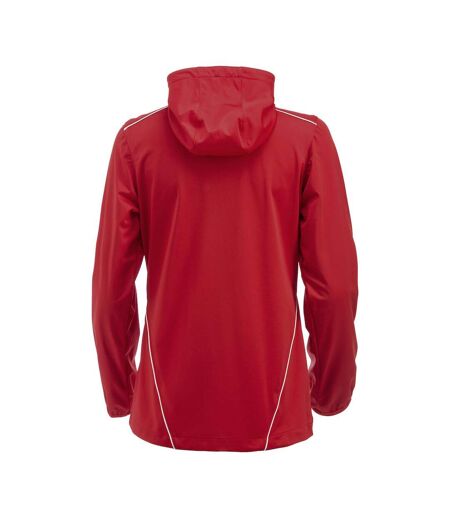 Womens/ladies monroe soft shell jacket red Clique