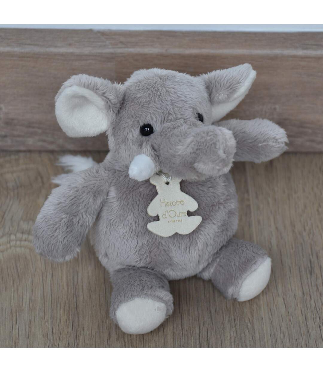 Peluche polyester collection TERRE SAUVAGE Eléphant-1