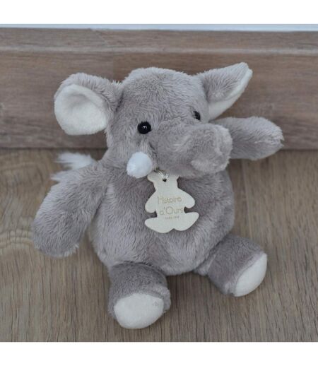 Peluche polyester collection TERRE SAUVAGE Eléphant