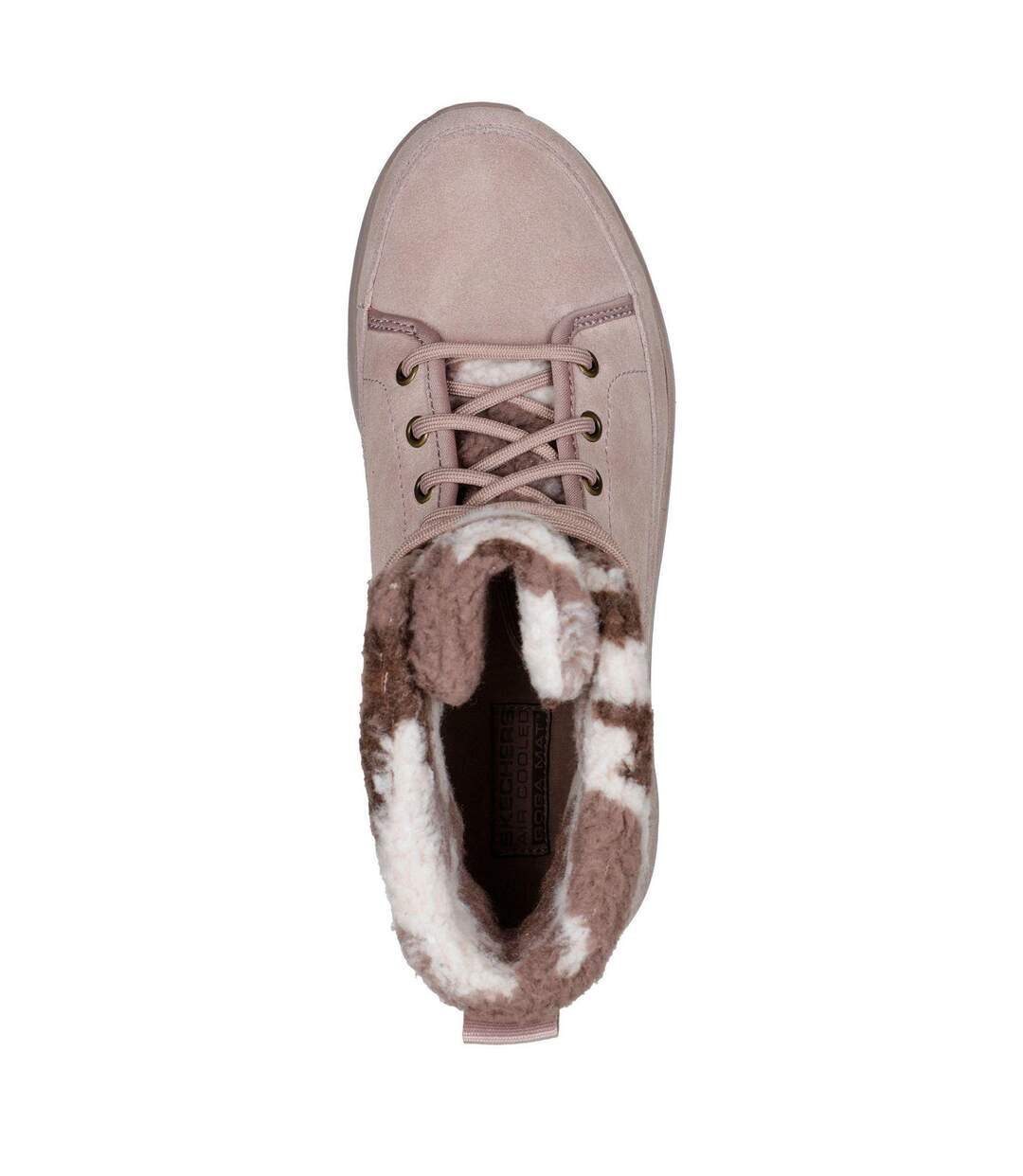 Womens/ladies Otg Elevate High Top Trainers Mauve Skechers-3