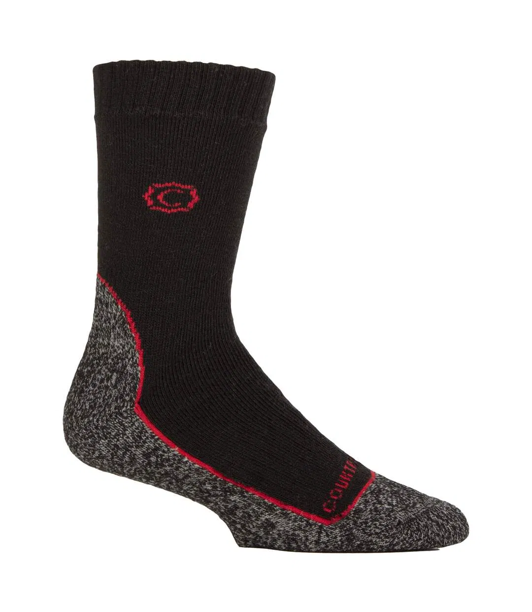 Mens Wool Blend Cushioned Walker Socks for Hiking & Outdoor Comfort-1