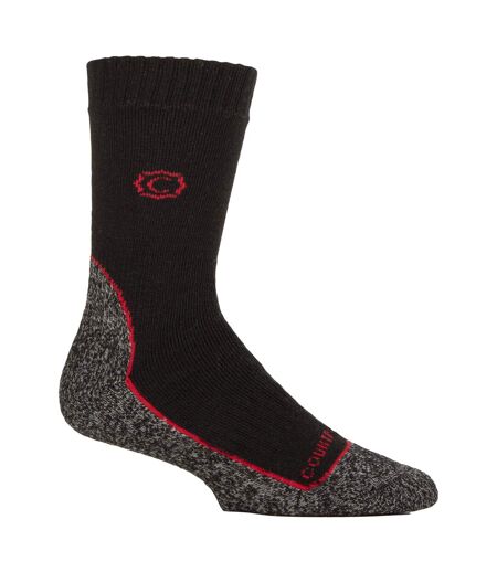 Mens Wool Blend Cushioned Walker Socks for Hiking & Outdoor Comfort