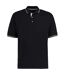 Kustom Kit Mens St. Mellion Mens Short Sleeve Polo Shirt (Black/Bright Red)