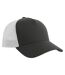 Casquette Trucker Rapper Gris Foncé Blanc Atlantis-2