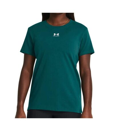 T-shirt Vert Femme Under Armour Off Campus - S