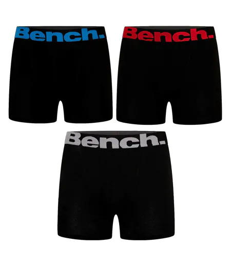 Bench - Lot de 3 Caleçons Homme Coton Confort - Collection Macron