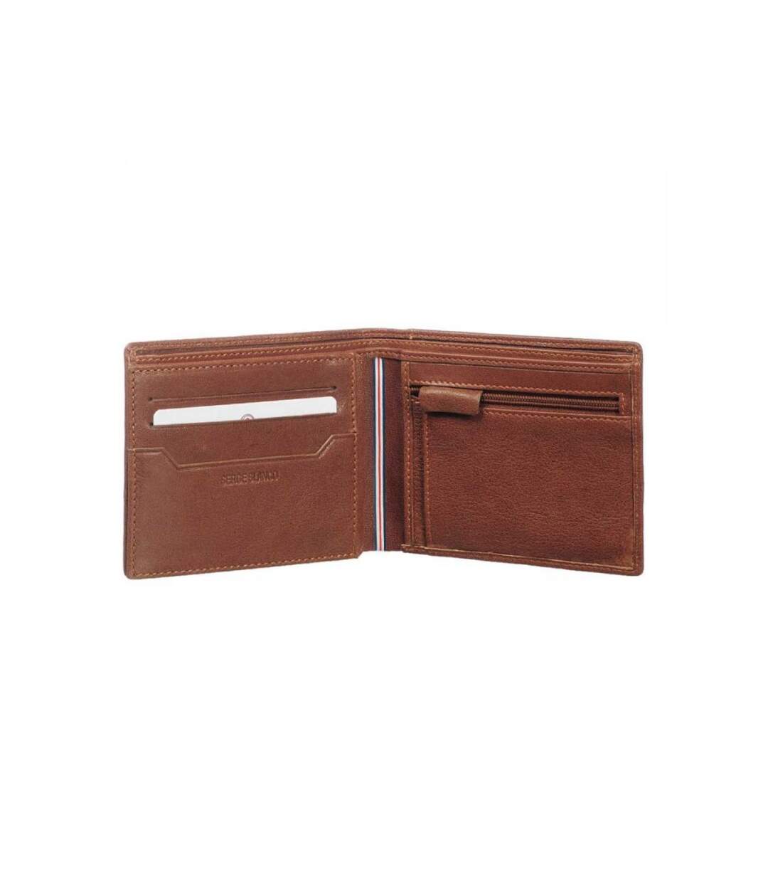 Serge Blanco - Portefeuille en cuir homme Anchorage - cognac - 9181