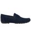 Mens Kosmopolis + Grip Suede Moccasins Navy Geox-2