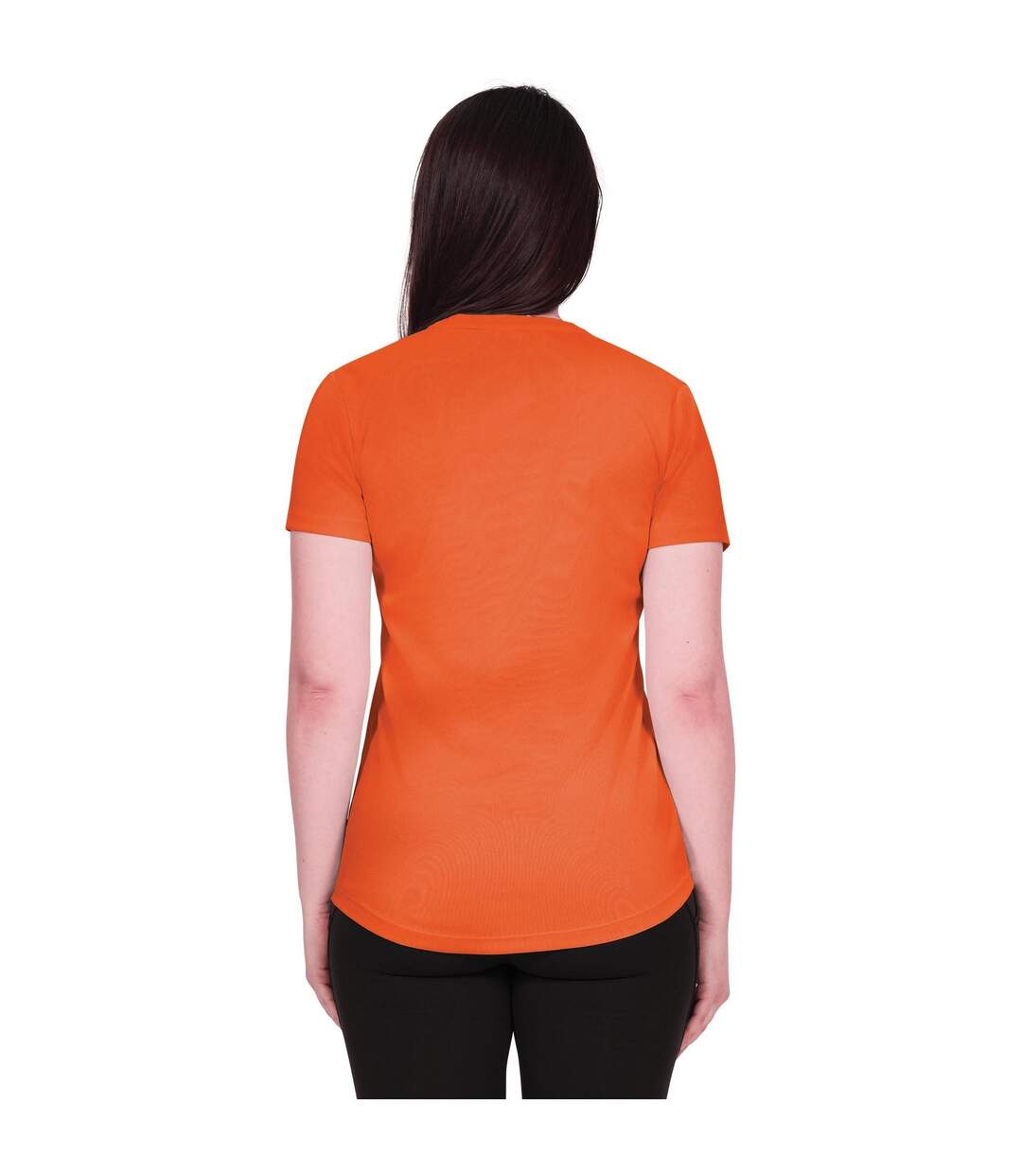 T-shirt original tech femme orange Casual Classics