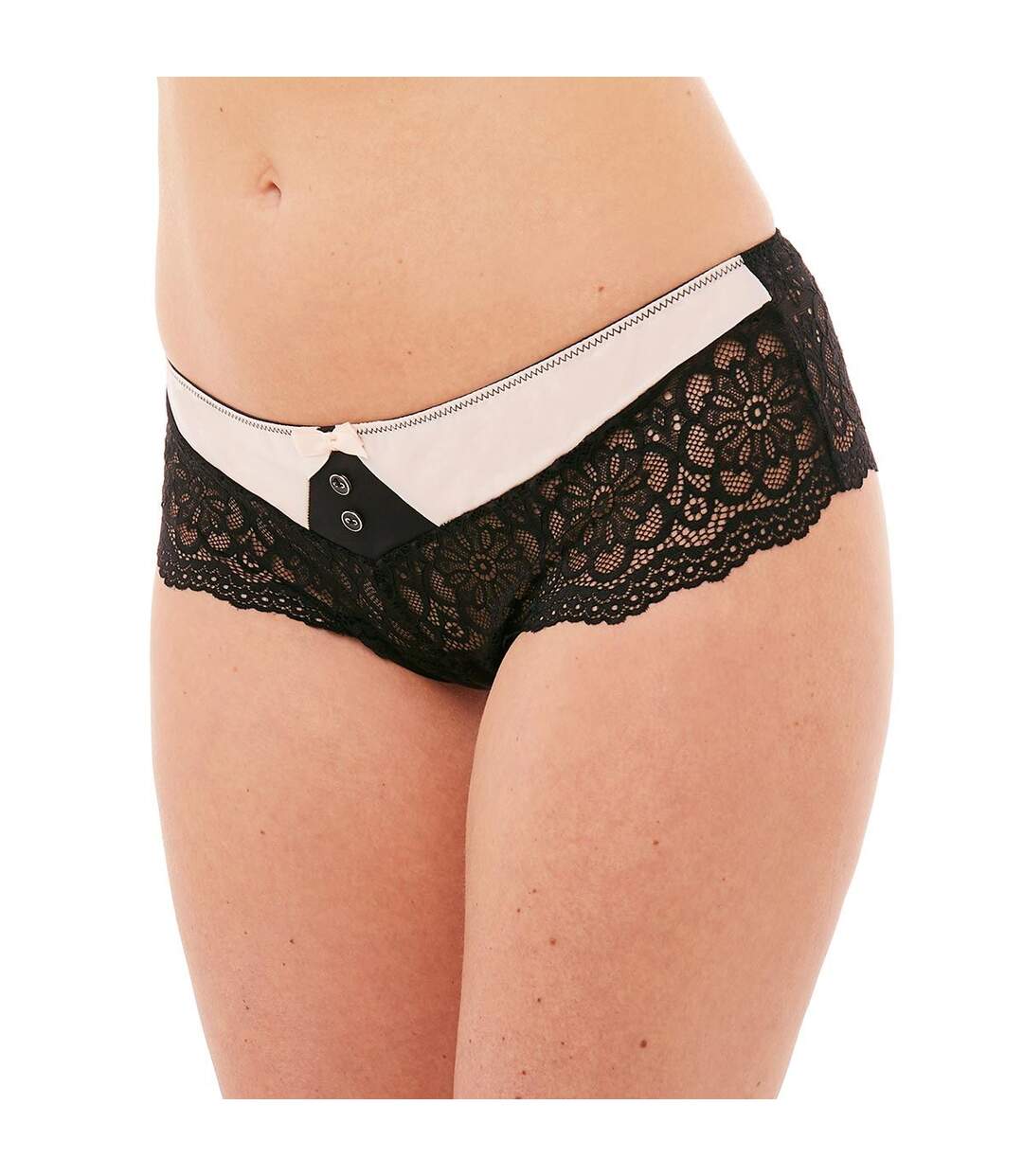 Shorty string noir/champagne Ebène-2