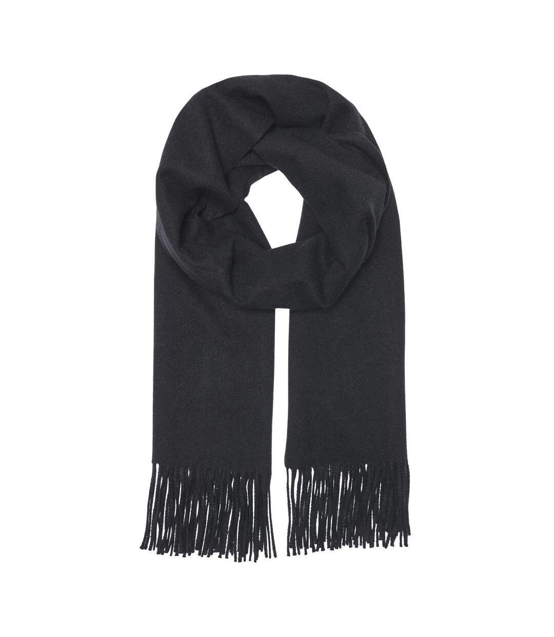 Écharpe noire femme only lastrid-1