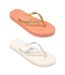 OZABI Pack 2 Paires Tongs Femme Glitter Message Humour-5
