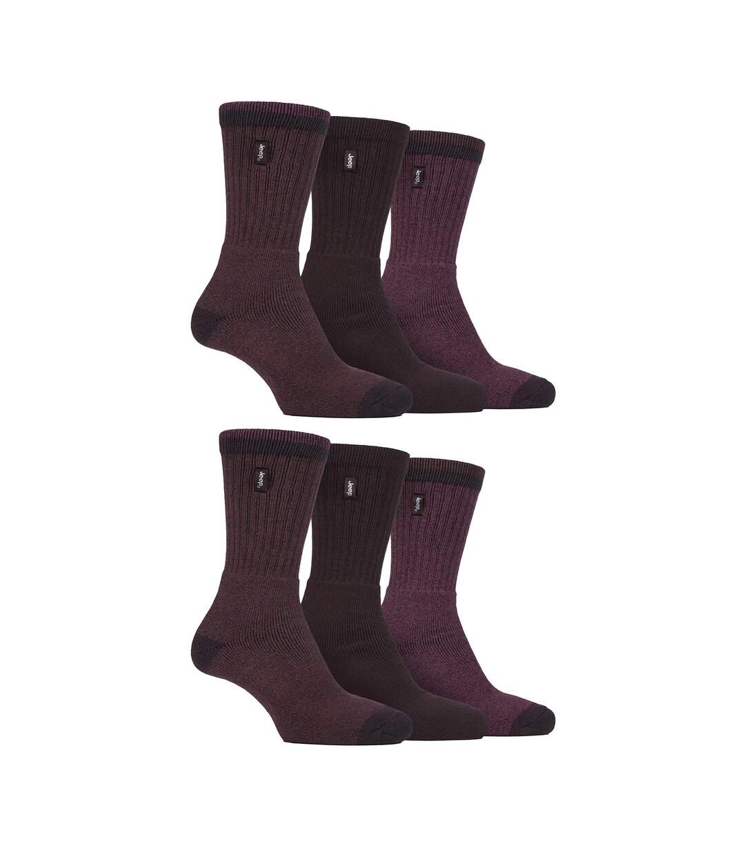 Lot de 6 chaussettes pour bottes de marche pour hommes-3