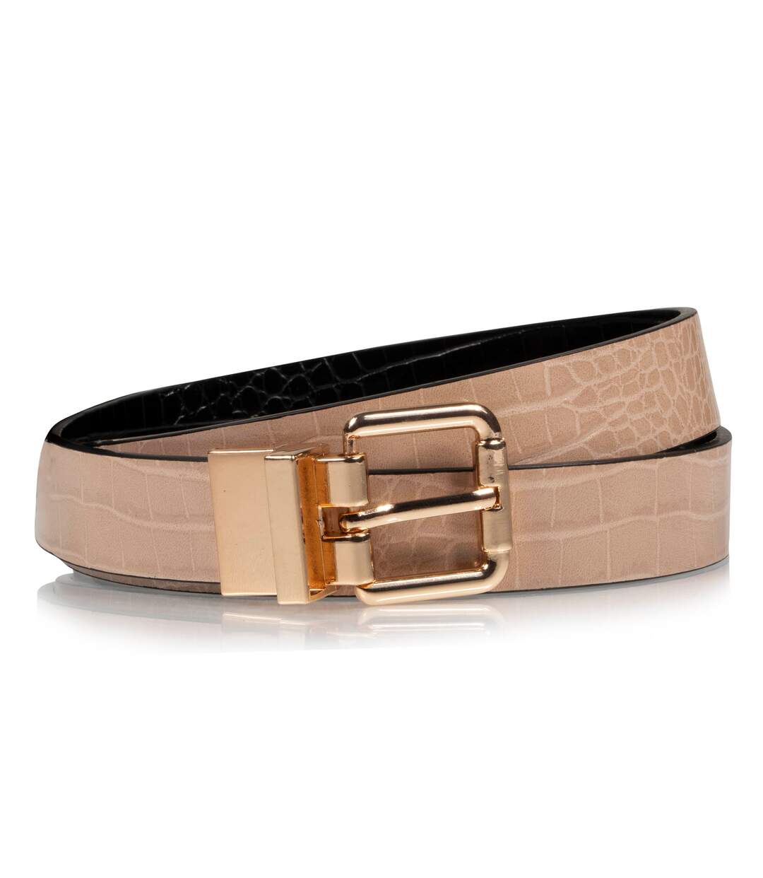 Isotoner Ceinture femme reversible