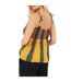 Débardeur Bretelles Fines Motif/style Rayures Et Fleurs Femme Jaune Noir Brave Soul-3