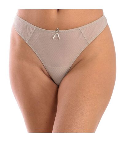 Thong with elastic fabric for women, SONIA model. Elegant, comfortable and with a perfect fit.