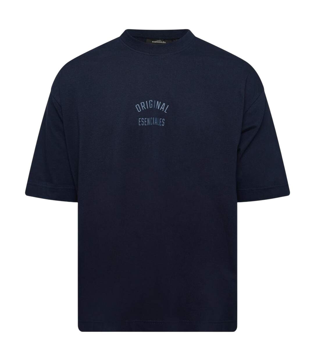 Mens Original Cotton T-shirt Navy Luke-1
