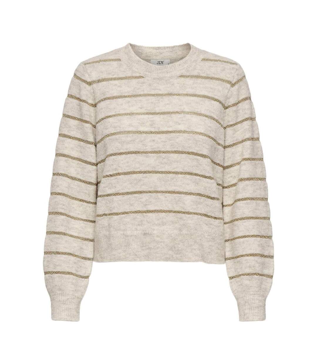 Pull beige femme jdy alva-1