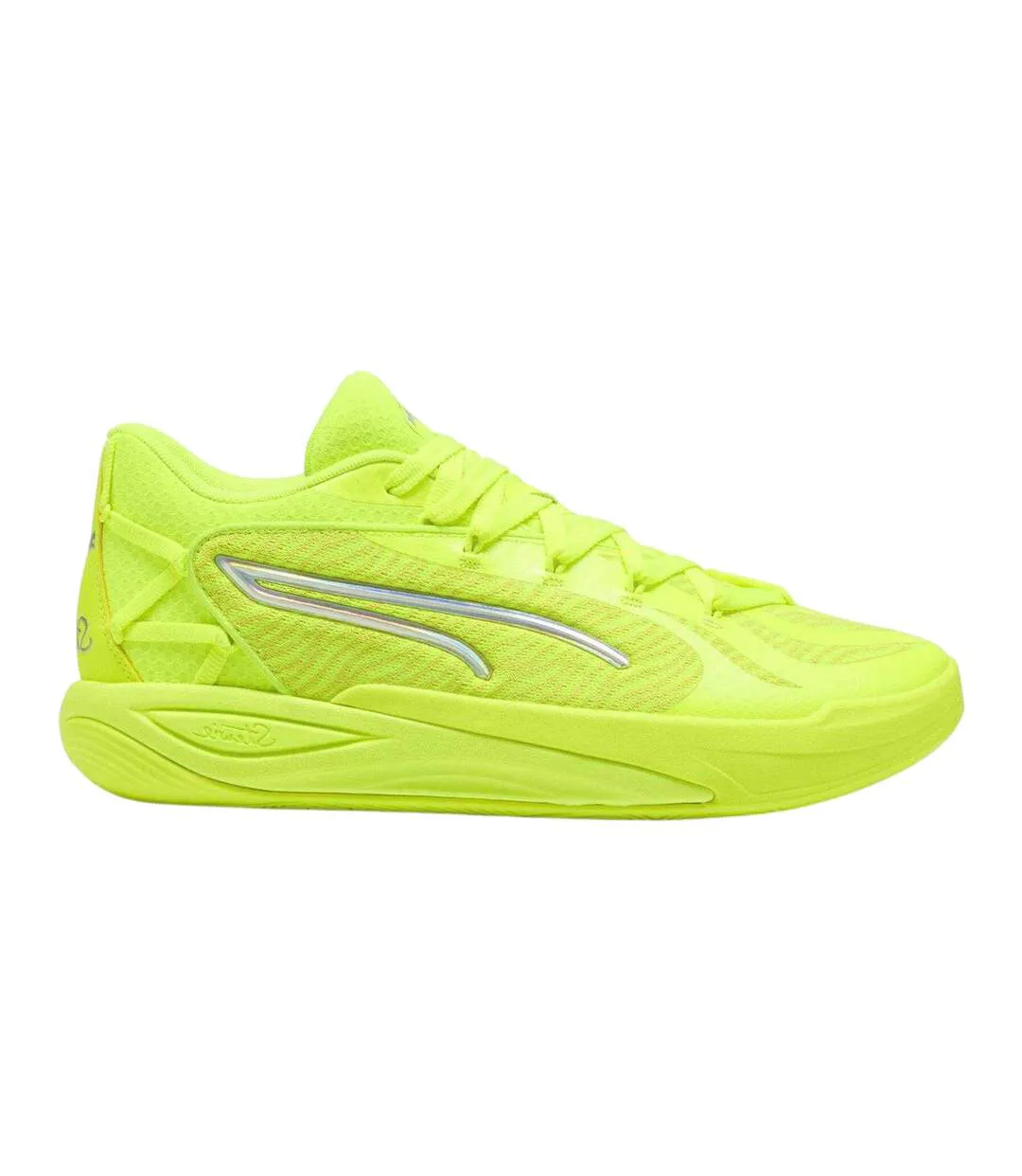 Mens Stewie 4 Flawless Basketball Shoes Lime Puma-1