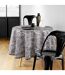 Nappe Ronde Imprimé Pandore 180cm Noir-3