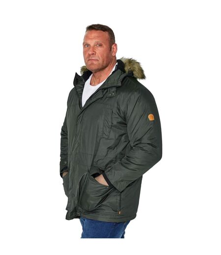 Mens d555 lovett kingsize parka khaki Duke