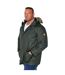 Mens d555 lovett kingsize parka khaki Duke-3