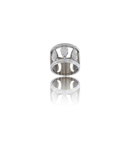 Bague Fashion pour Femme Acier Ornée Zirconium