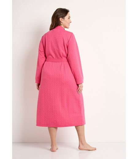 Peignoir kimono long boutonné