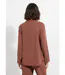 Surchemise boutonnée maille crêpe unie-2