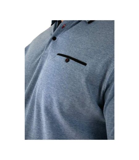 Polo Harvey D555 Homme Bleu Duke
