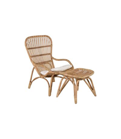 Fauteuil de Jardin en Rotin Ella 131cm Naturel