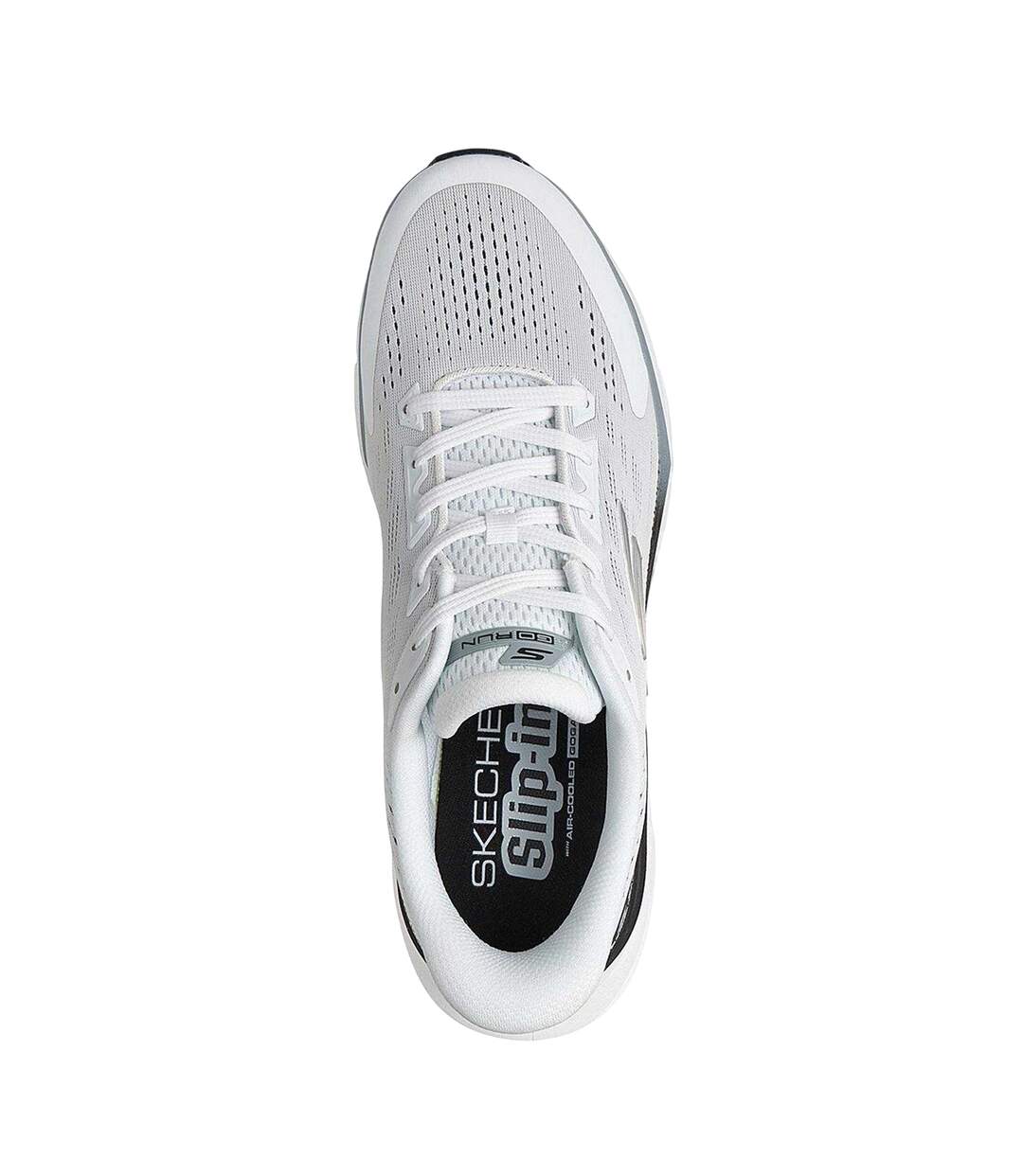 Baskets Glide Step Vortex Homme Blanc Noir Skechers-4