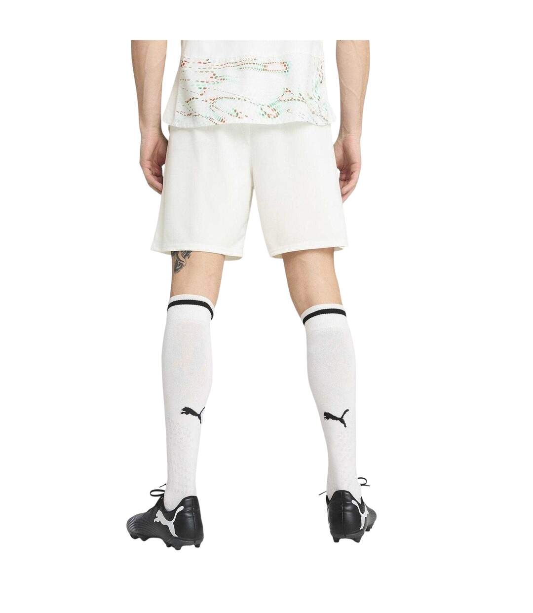 Short Extérieur Motif/style Portugal Fc Homme Blanc Noir Puma-3