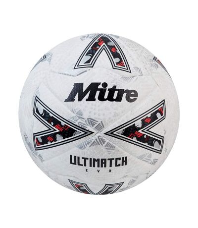 Mitre - Ballon de foot ULTIMATCH EVO (Blanc) (Taille 5) - UTCS1923